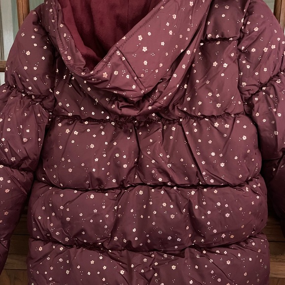 BNWT Girls Hooded Winter Coat With Hat Size XL - Picture 4 of 6